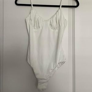 PRINCESS POLLY Levey Bodysuit White Size US2